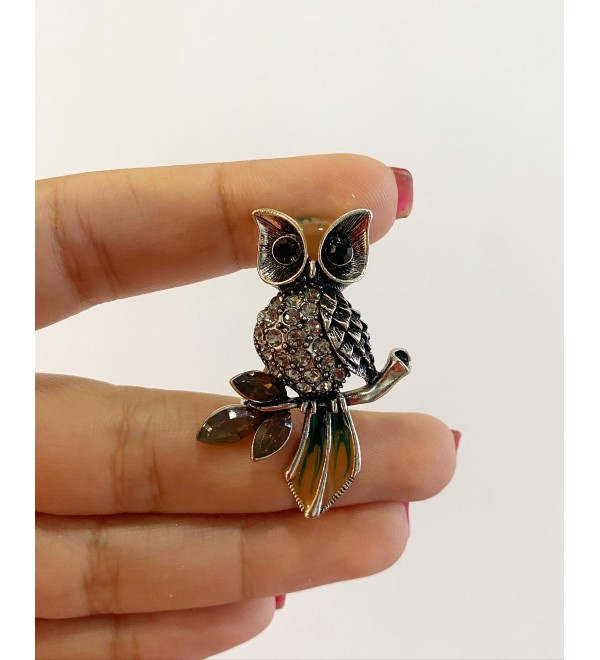 Owl Broş