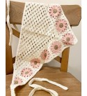 Çiçek Detaylı Bandana