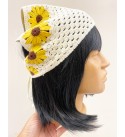 Çiçek Detaylı Bandana