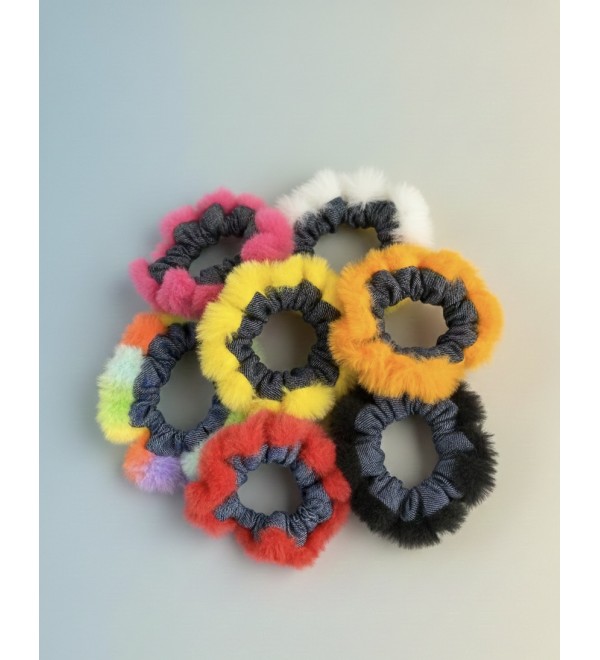 Yumoş detay denim lastik toka