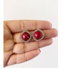 Düğme Küpe