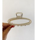 Oval İncili Mandal Toka