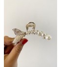 Mermaids Tail İncili Mandal Toka - small
