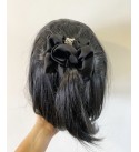 Taş Detay Saten Scrunchie