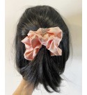 Taş Detay Saten Scrunchie