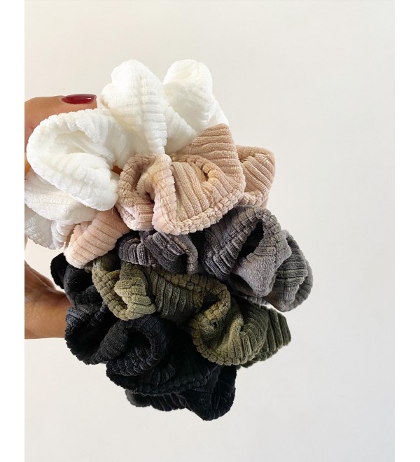 Fitilli Kadife Scrunchie-Medium