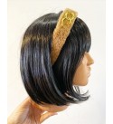 Zincir Detaylı Peluş Taç