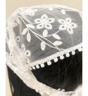 Çiçek İşlemeli Bandana 
