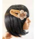 Peluş Çiçek Çıtçıt Toka