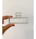 Dikdörtgen Hologram Mandal Toka
