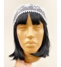 Çiçek İşlemeli Bandana 