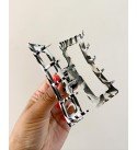Köşeli Zebra Mandal Toka